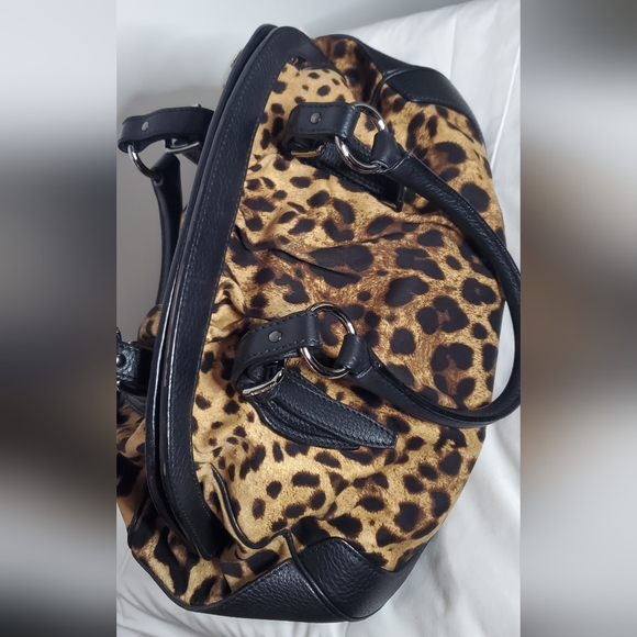 D&G dolce&gabbana- Canvas Leo Bag - Leopard brown/black -canvas/leather - Picture 9 of 16